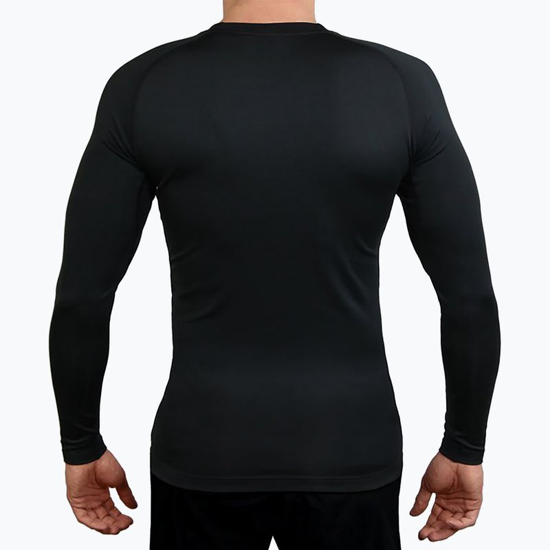 Rashguard longsleeve męski Ground Game Athletic Gold czarny 4