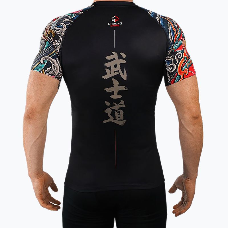 Rashguard męski Ground Game Bushido 3.0 czarny 3