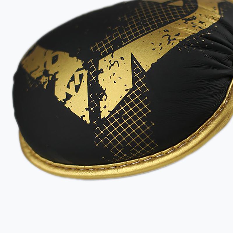 Rękawice sparingowe Ground Game MMA Cage Gold czarne/złote 6