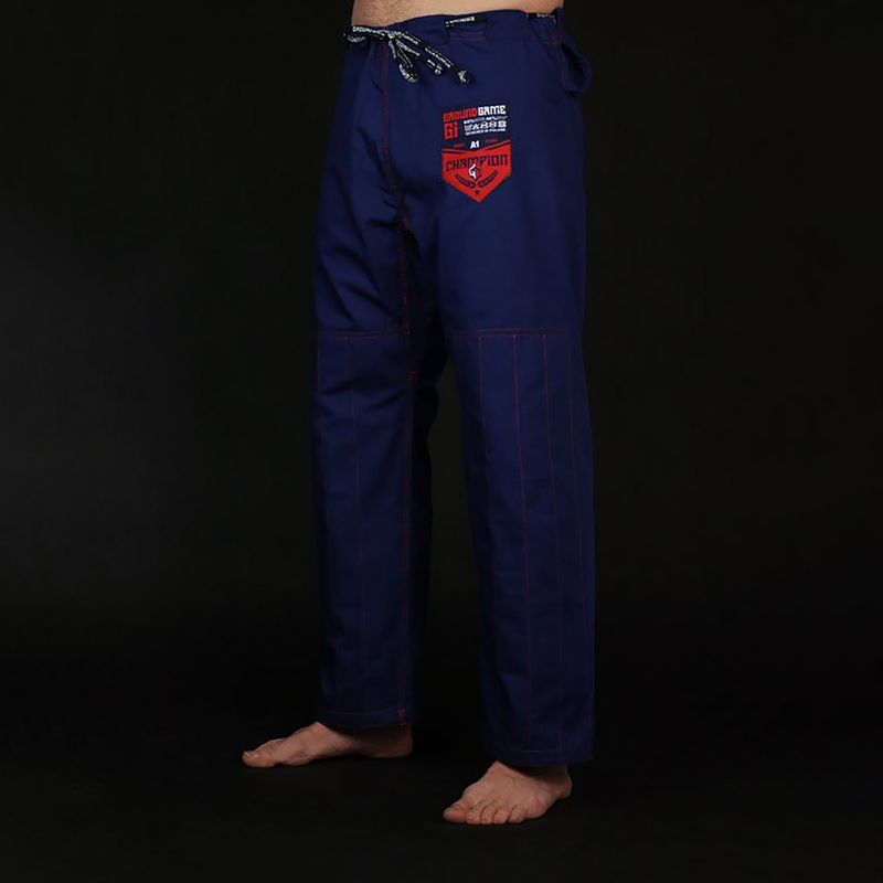GI do brazylijskiego jiu-jitsu męskie Ground Game Champion 2.0 granatowe 6
