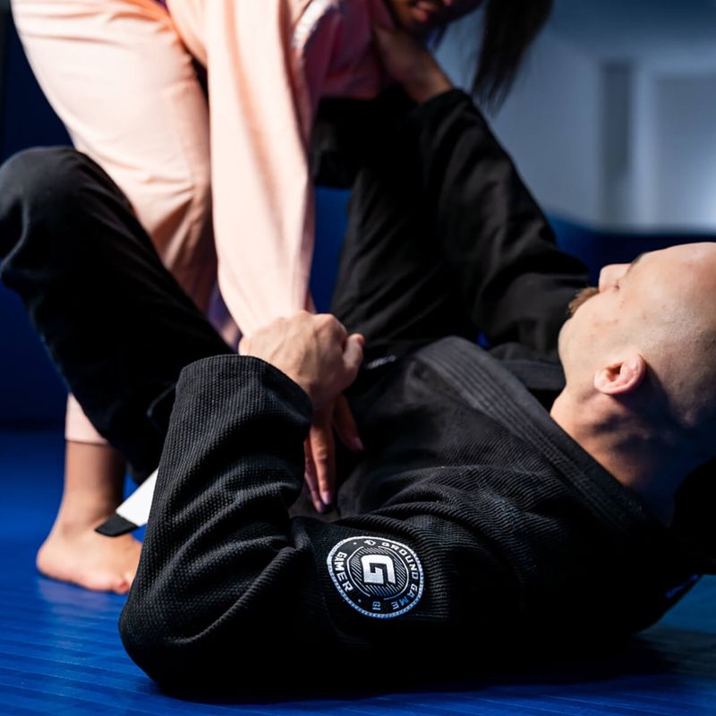 GI do brazylijskiego jiu-jitsu męskie Ground Game Gamer czarne 5