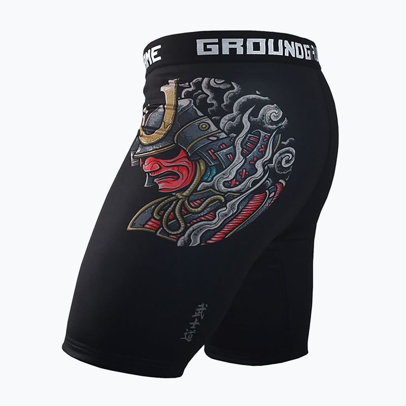 Spodenki treningowe męskie Ground Game Vale Tudo Bushido 3.0 czarny/multikolor 4