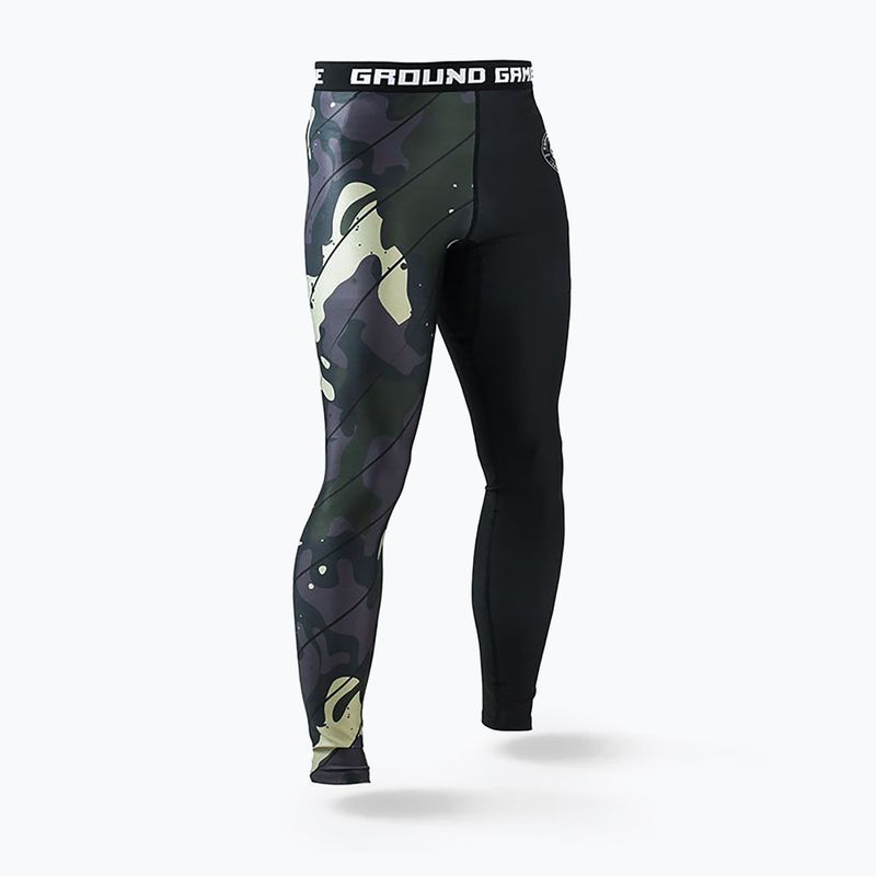 Legginsy treningowe męskie Ground Game Moro 3.0 moro 2