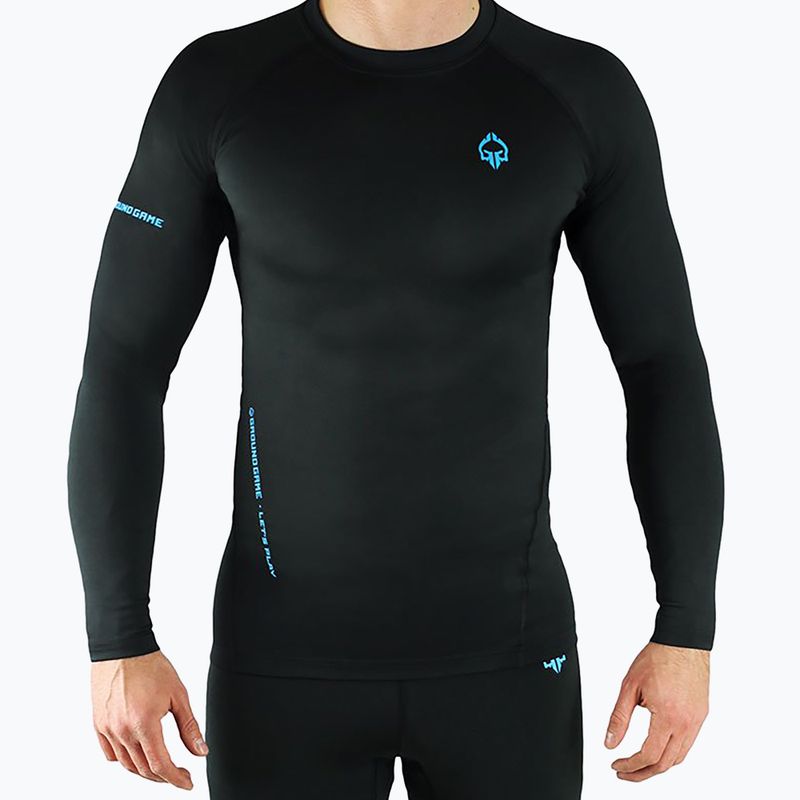 Rashguard longsleeve męski Ground Game Athletic 3.0 czarny