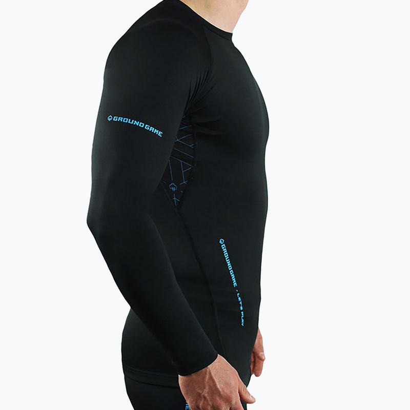 Rashguard longsleeve męski Ground Game Athletic 3.0 czarny 2