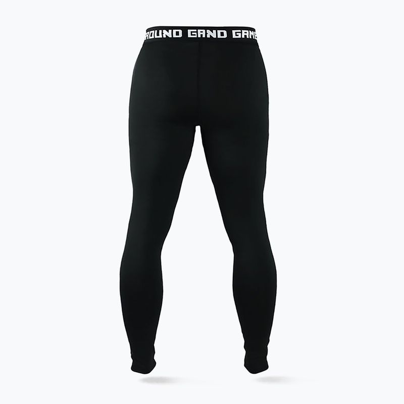 Legginsy treningowe męskie Ground Game Athletic 3.0 czarne 3