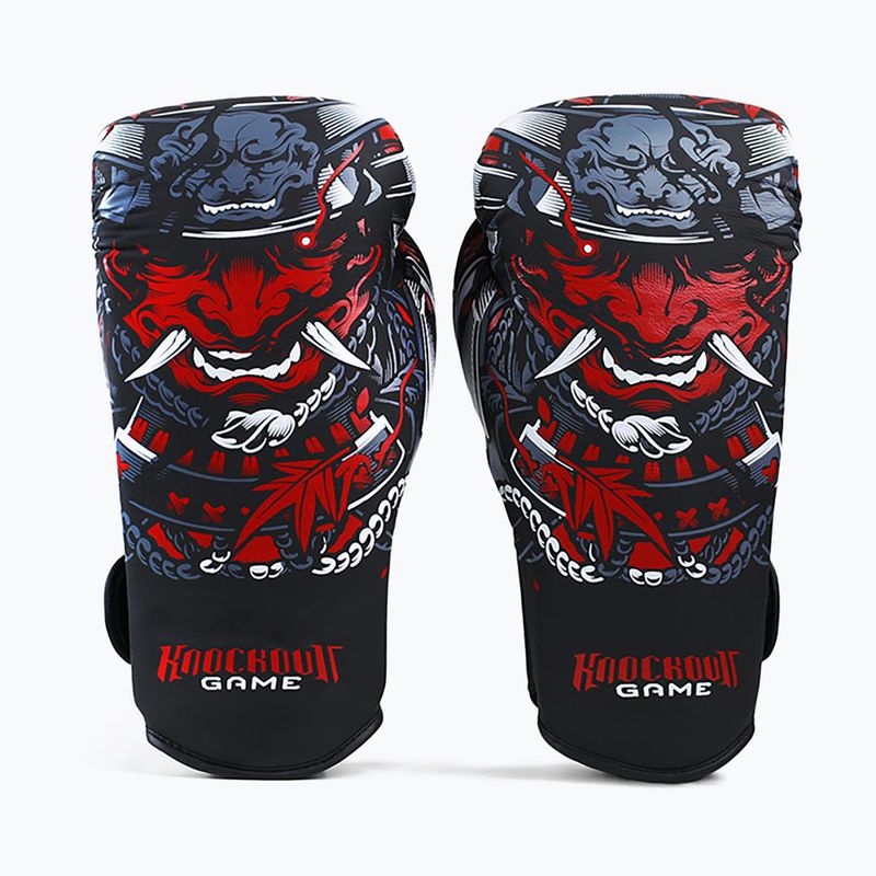 Rękawice bokserskie Ground Game Samurai czarne 4