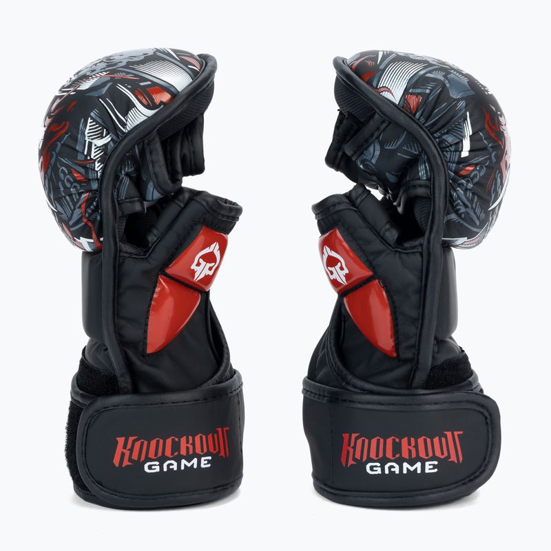 Rękawice sparingowe Ground Game MMA Samurai czarne 4