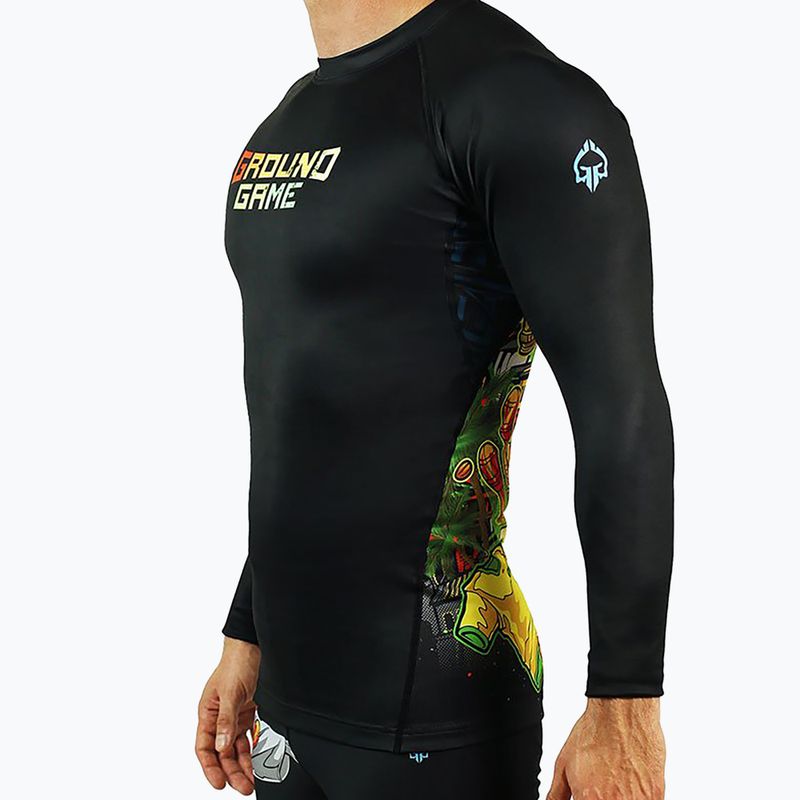 Rashguard longsleeve męski Ground Game Brasil 3