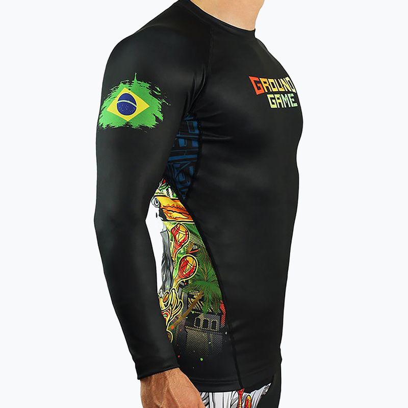 Rashguard longsleeve męski Ground Game Brasil 4