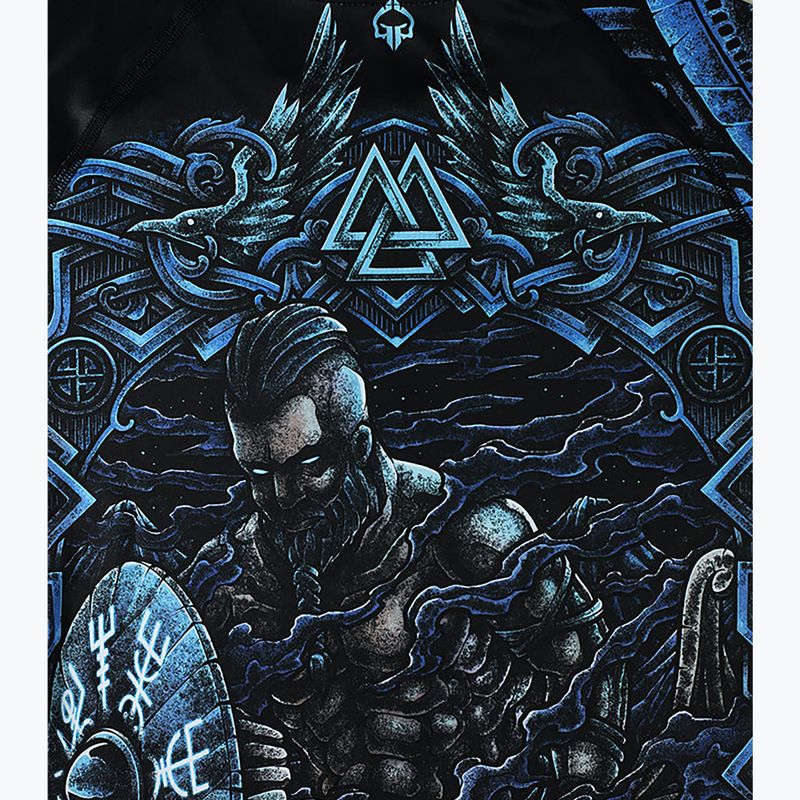 Rashguard longsleeve męski Ground Game Viking czarny/niebieski 6