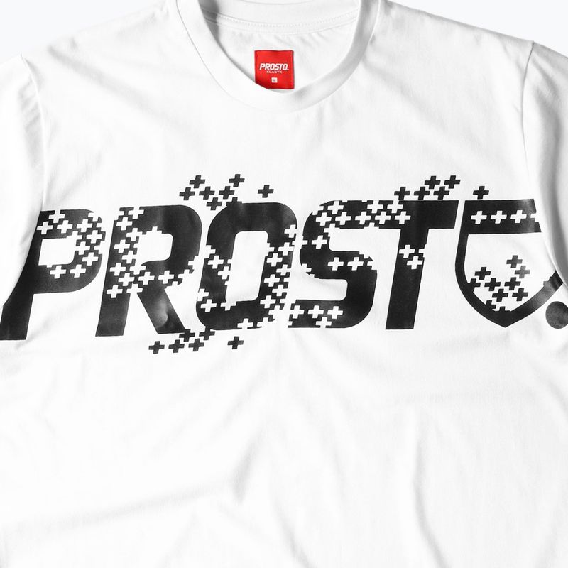 Koszulka męska PROSTO Plusrain white 2