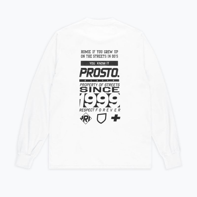 Longsleeve męski PROSTO Typeskur white 2