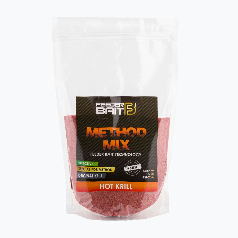 Zanęta do metody Feeder Bait Method Mix Hot Krill 800 g