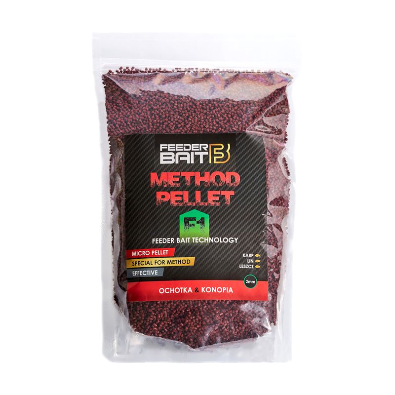 Pellet do metody Feeder Bait F1 Ochotka&Konopia 2 mm 800 g