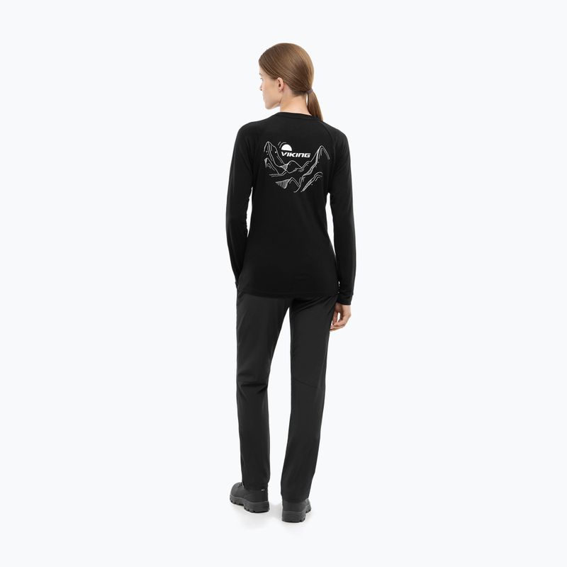 Bluza termoaktywna damska Viking Andali black 3