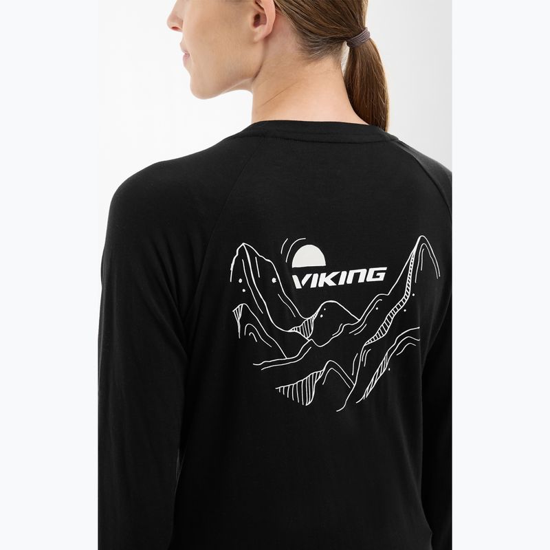 Bluza termoaktywna damska Viking Andali black 5
