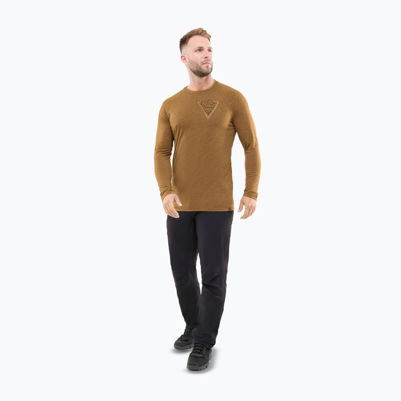 Longsleeve termoaktywny męski Viking Andali brown 2