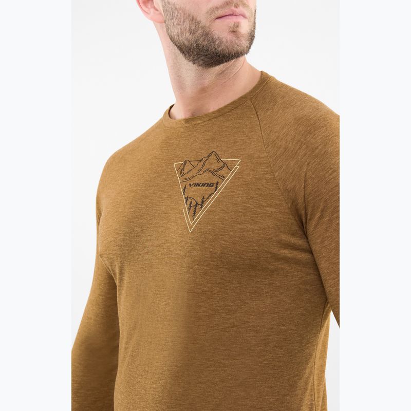 Longsleeve termoaktywny męski Viking Andali brown 4