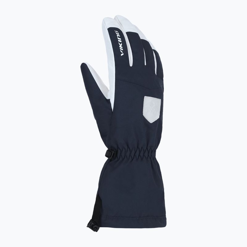 Rękawice narciarskie męskie Viking Sven Ski navy/white leather 8