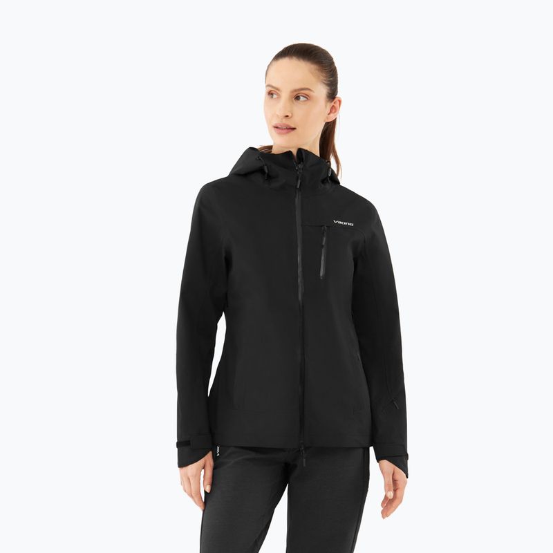 Kurtka przeciwdeszczowa damska Viking Trek Pro 2.5 black
