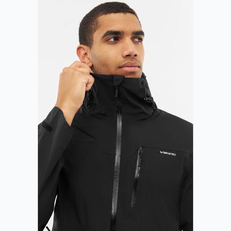 Kurtka przeciwdeszczowa męska Viking Trek Pro 2.5 black 4