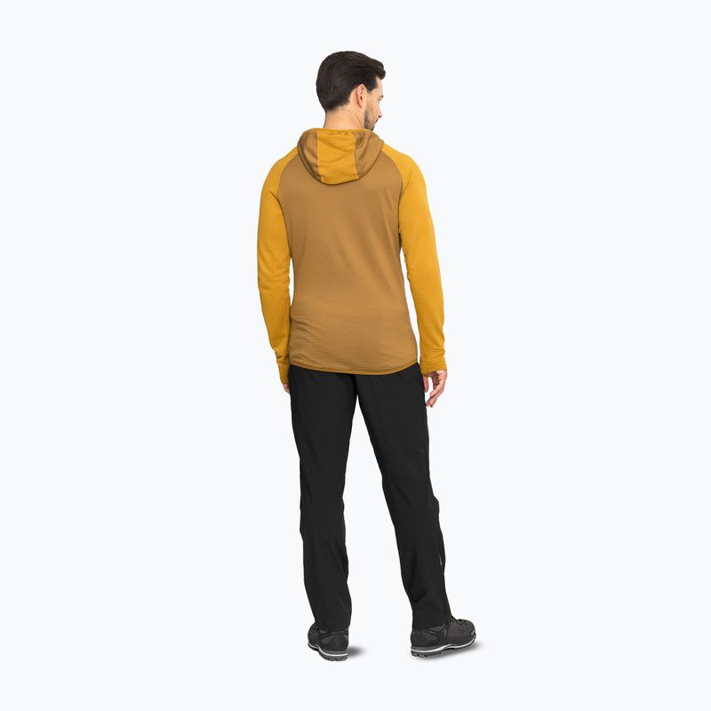 Bluza trekkingowa męska Viking Birger Hoodie light brown/yellow 3
