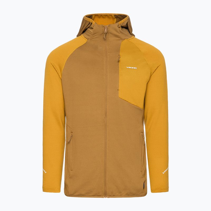 Bluza trekkingowa męska Viking Birger Hoodie light brown/yellow 8