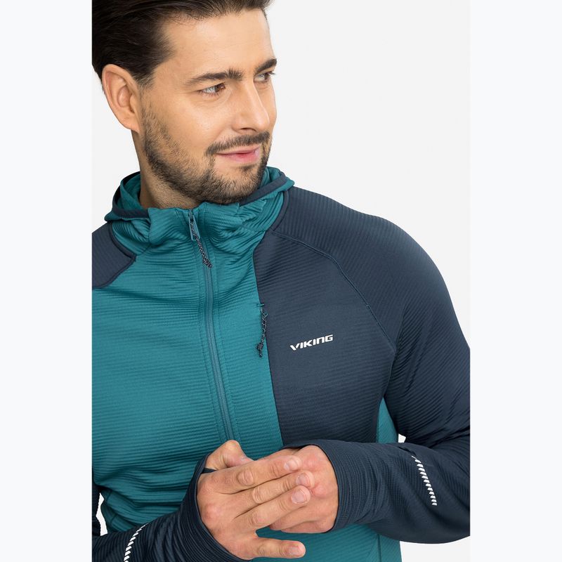 Bluza trekkingowa męska Viking Birger Hoodie blue/navy 5