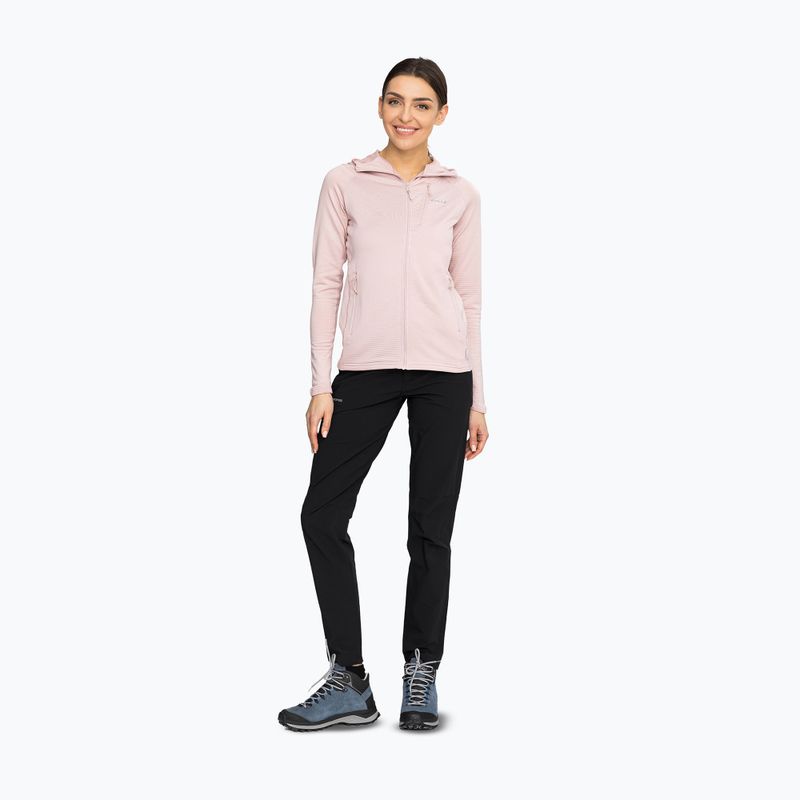 Bluza trekkingowa damska Viking Birger Hoodie pink 2