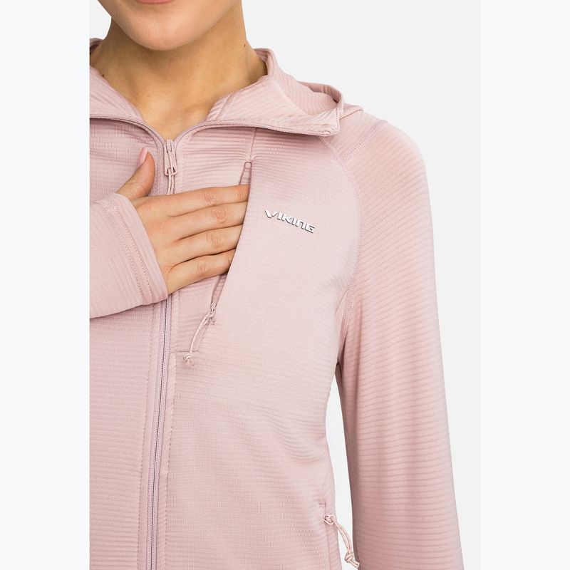 Bluza trekkingowa damska Viking Birger Hoodie pink 6