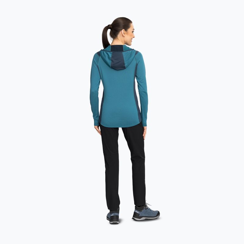 Bluza trekkingowa damska Viking Birger Hoodie blue/navy 3