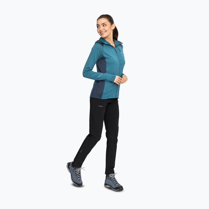 Bluza trekkingowa damska Viking Birger Hoodie blue/navy 4