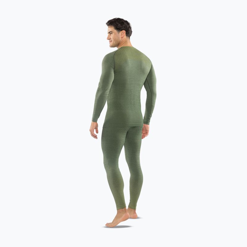 Komplet bielizny termoaktywnej męskiej Viking Altis Base Layer dark green 2
