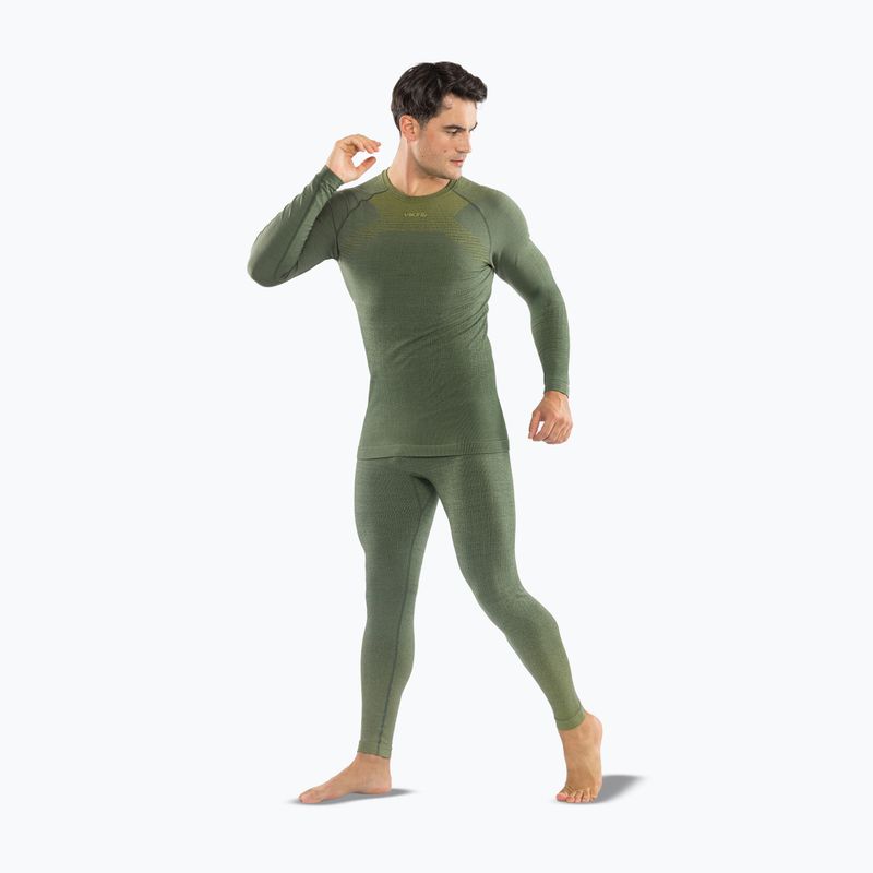 Komplet bielizny termoaktywnej męskiej Viking Altis Base Layer dark green 3