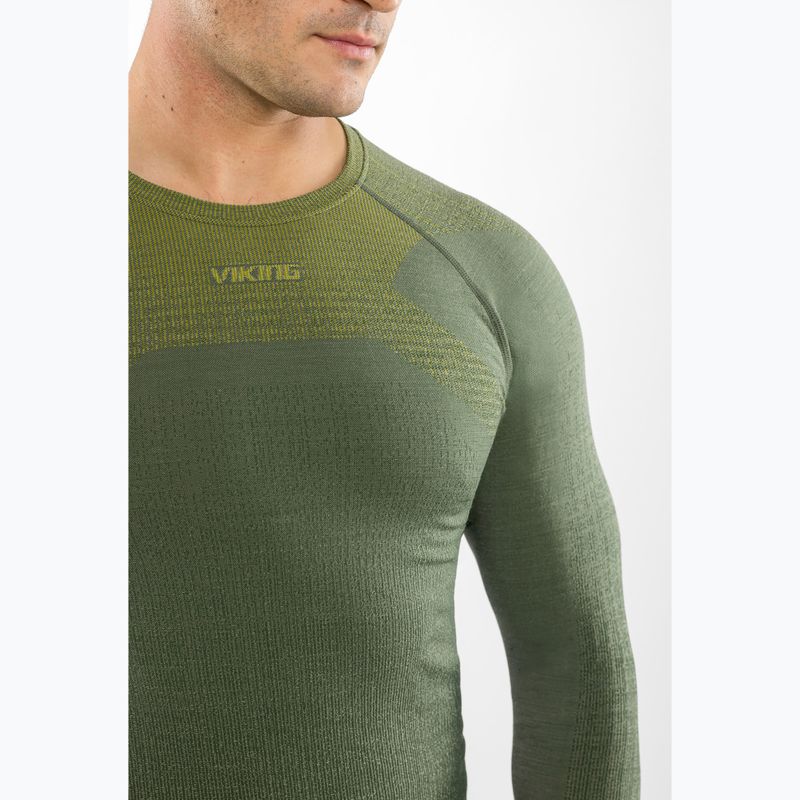 Komplet bielizny termoaktywnej męskiej Viking Altis Base Layer dark green 4