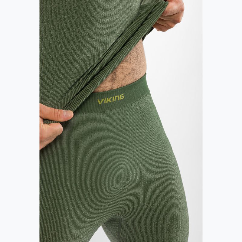Komplet bielizny termoaktywnej męskiej Viking Altis Base Layer dark green 6
