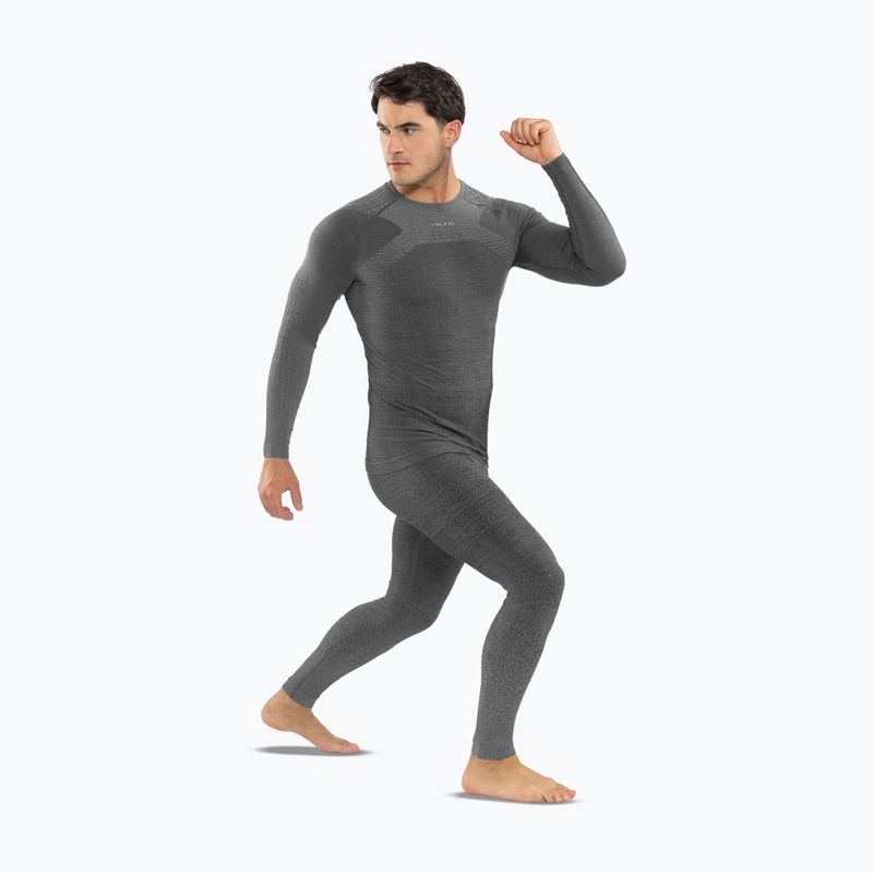 Komplet bielizny termoaktywnej męskiej Viking Altis Base Layer black 3