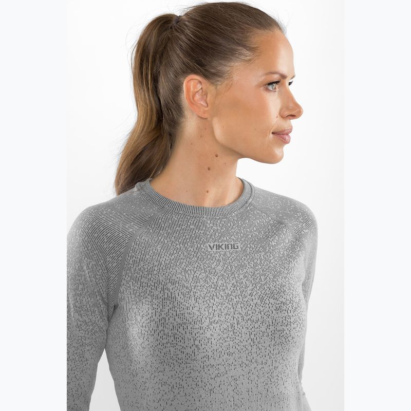 Komplet bielizny termoaktywnej damskiej Viking Altis Base Layer grey 4