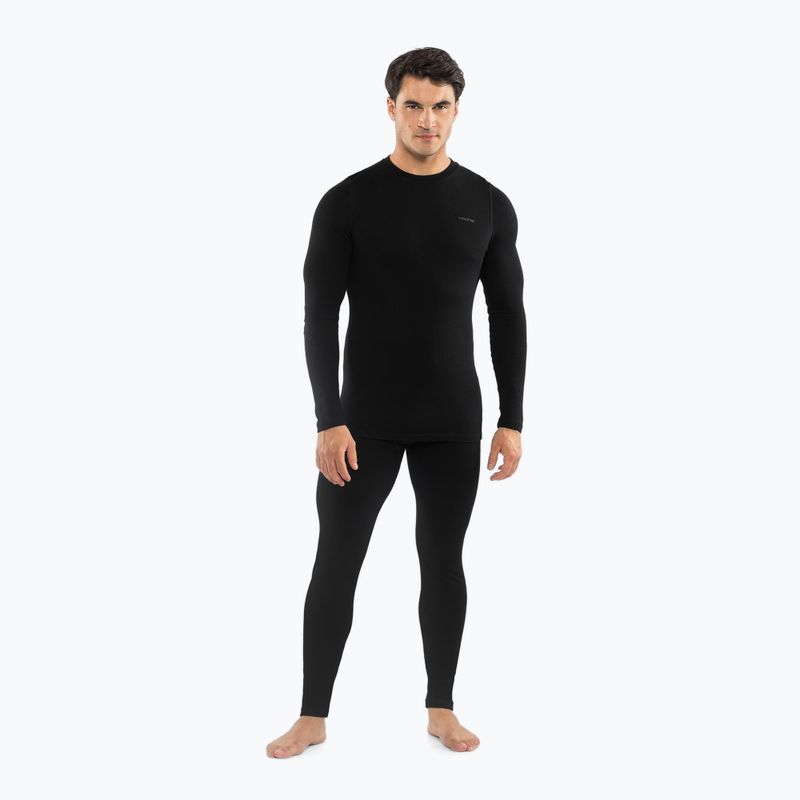 Komplet bielizny termoaktywnej męskiej Viking Meriboo Base Layer black
