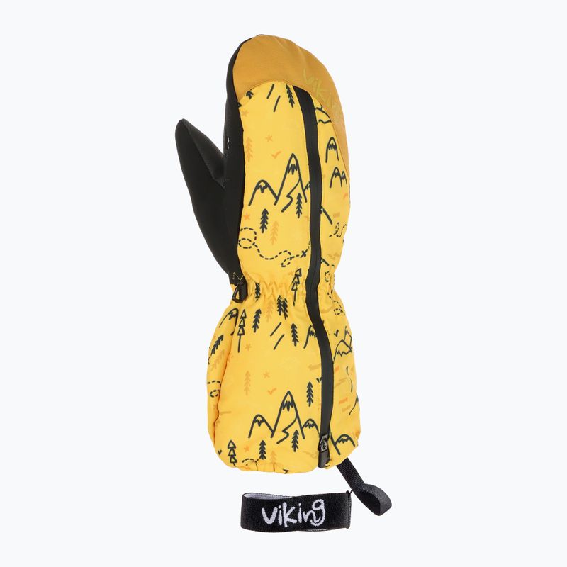 Rękawice narciarskie dziecięce Viking Snoppy yellow 2