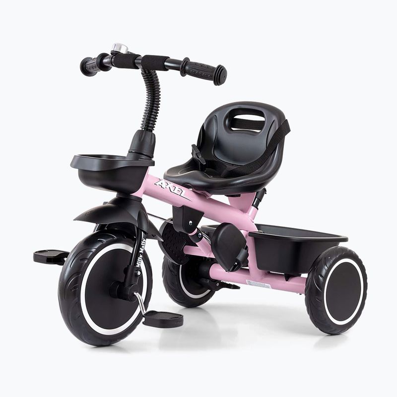 Rowerek biegowy trójkołowy Milly Mally Axel pink 3