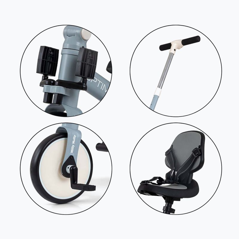 Rowerek biegowy Milly Mally 5w1 Optimus Max denim 12