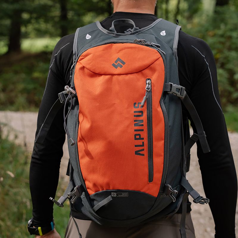 Plecak turystyczny Alpinus Peyto 22 l orange/gray 3