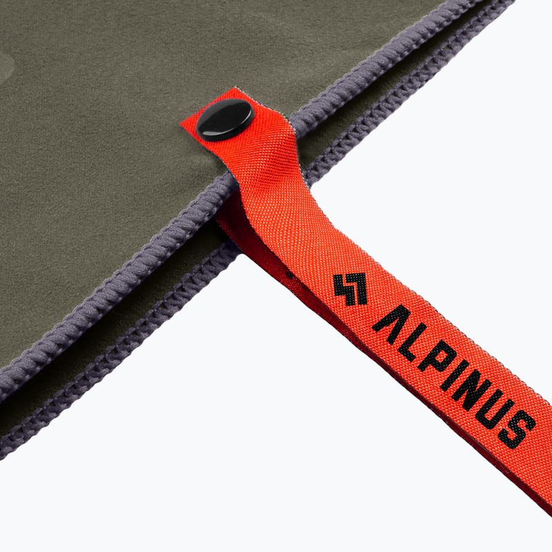 Ręcznik szybkoschnący Alpinus Tarifa ciemny zielony 4