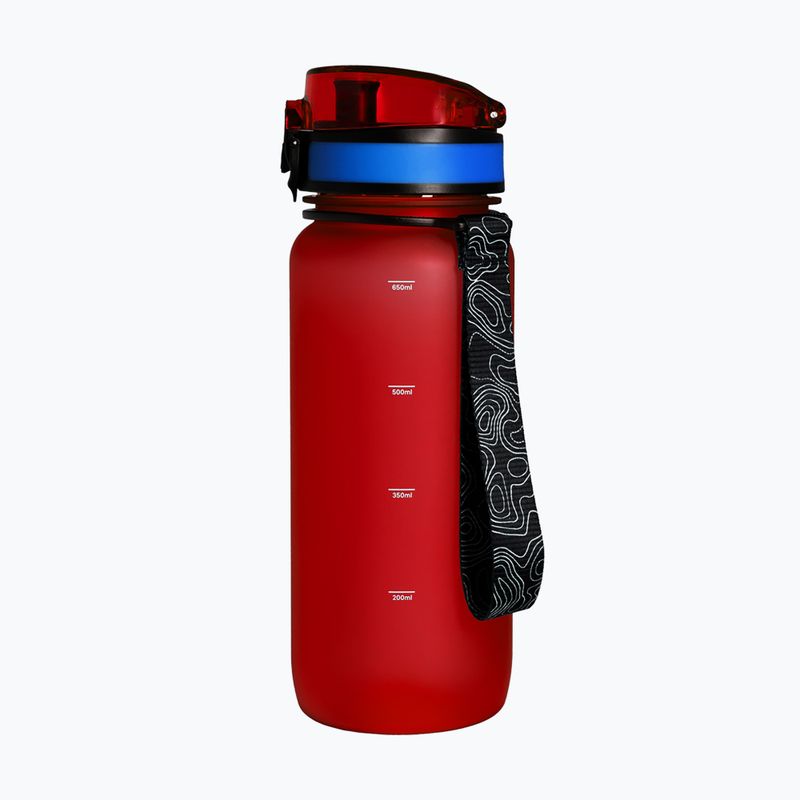Butelka turystyczna Alpinus Trysil GOPR Edition 650 ml czerwony/niebieski 3