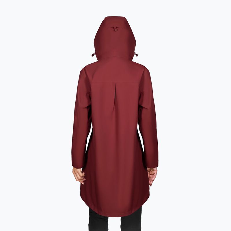 Płaszcz przeciwdeszczowy damski Alpinus Urmia ceglasty 2