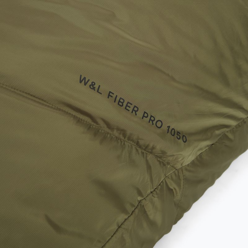 Śpiwór Alpinus Wide & Long Fiber Pro 1050 230 cm/prawy sosnowa zieleń 8