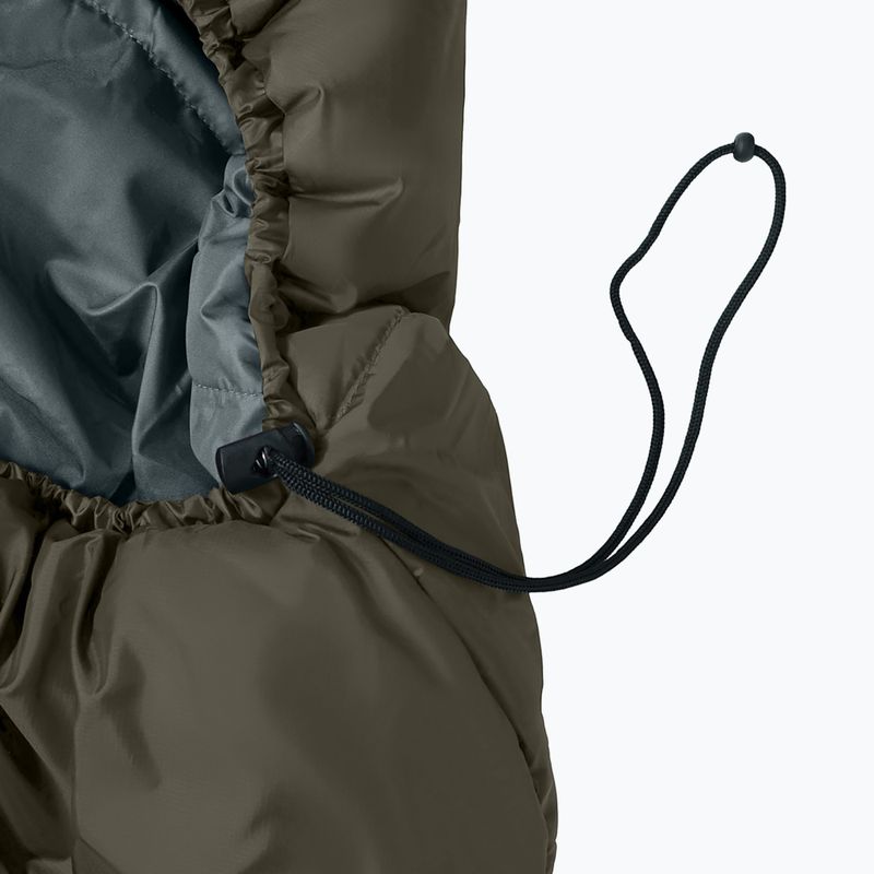 Śpiwór Alpinus Wide & Long Fiber Pro 1250 215 cm/prawy oliwkowy 3