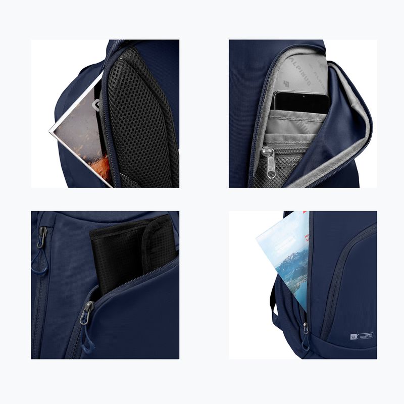 Plecak turystyczny Alpinus Lecco 15 l navy 3